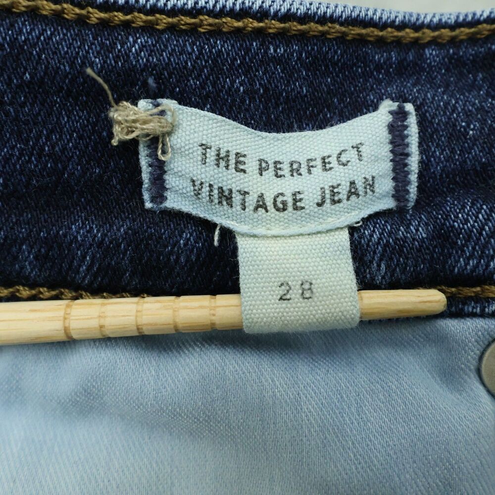 Madewell Jeans Women's Size 28 High-Rise Perfect Vintage Straight 28" Inseam - Picture 9 of 16